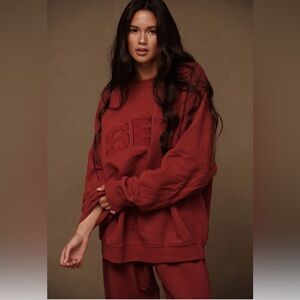 Midnight Sweats Staple SET Crewneck in Snapper